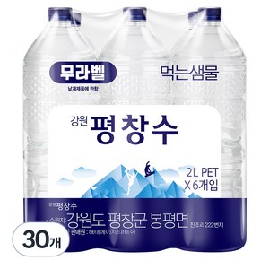 해태htb 강원평창수 무라벨, 2L, 30개