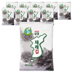 지도표성경 재래 전장김, 60g, 10개