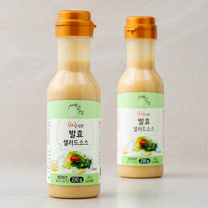 사랑과정성 사랑담은 발효샐러드소스, 230g, 2개