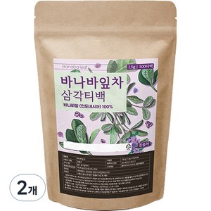 조은약초 바나바잎 삼각티백, 1.5g, 100개입, 2개