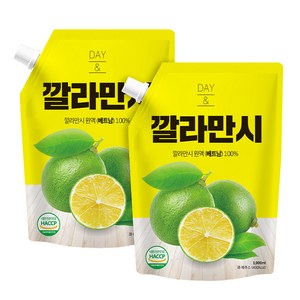 데이앤 깔라만시 원액, 1L, 2개