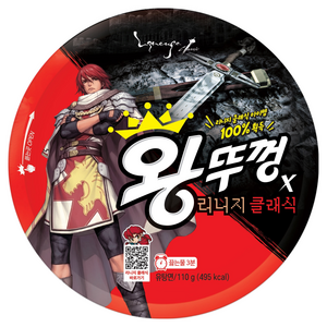왕뚜껑 컵라면 110g, 1개