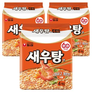새우탕 새우탕면 122g, 12개