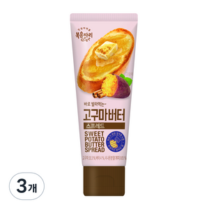 복음자리 바로 발라먹는 고구마버터 스프레드, 100g, 3개