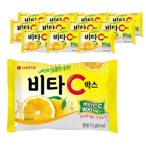 롯데웰푸드 비타C박스 캔디, 17.5g, 12개