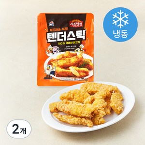 사조 안심치킨 텐더스틱 (냉동), 410g, 2개