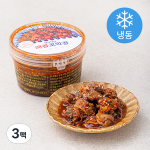 연안식당 매콤 꼬막장 (냉동), 150g, 3팩