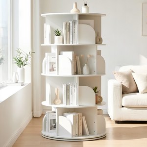 코멧 회전 원형 책장