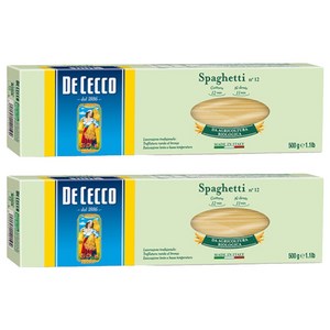 데체코 유기농 스파게티, 500g, 2개