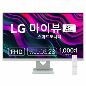 LG전자 FHD MyView 스마트 모니터, 68.6cm, 27SR50FG