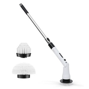 BRUNO 무선 전동 욕실 길이조절 물걸레 청소기