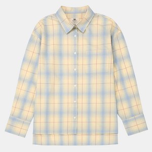 NII 여성용 파스텔 체크 셔츠