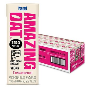 어메이징오트 언스위트, 190ml, 24개