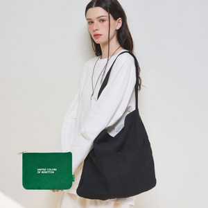 베네통 소프트 데일리 숄더백 + 파우치 세트