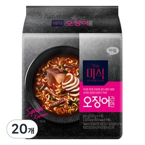 더미식 오징어라면 130g, 20개