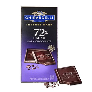 기라델리 인텐스다크 카카오 72%, 100g, 1개