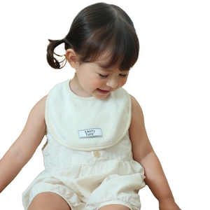 메리튠 유아용 에센셜 라이트 턱받이, 버터 레몬, 1개입, 1개