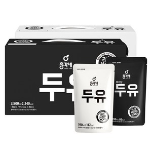 총각네 두유 20p + 무가당 두유 20p