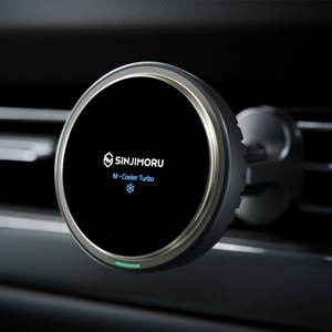 신지모루 Qi2 M 터보쿨러 맥세이프 차량용 무선충전거치대 + C to C