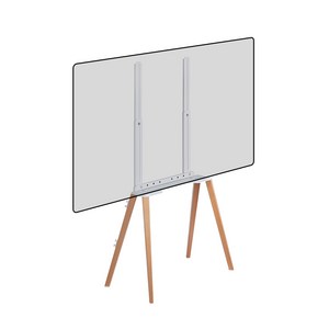 엘디엘마운트 벽면 밀착 이젤형 TV 거치대 삼성 LG 호환 티비 스탠드 화이트