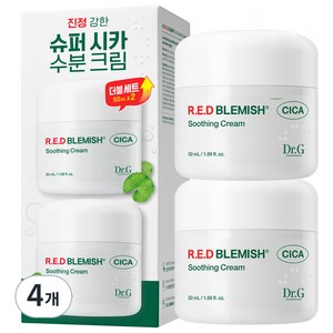 닥터지 레드 블레미쉬 시카 수딩 데이크림 듀오, 50ml, 4개