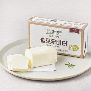 상하목장 슬로우 무염버터, 100g, 2개