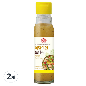 오뚜기 이탈리안 드레싱, 215g, 2개