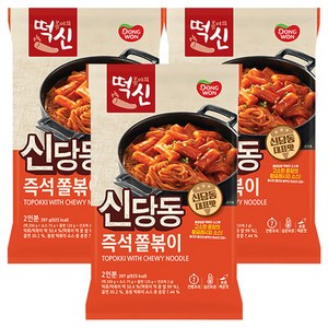 떡볶이의신 신당동 즉석쫄볶이, 397g, 3개