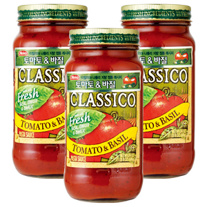 클래시코 토마토&바질 파스타 소스, 680g, 3개