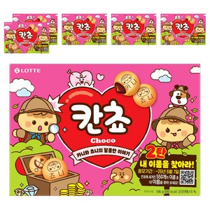 롯데웰푸드 칸쵸 초코, 196g, 6개