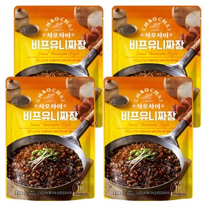 차오차이 비프 유니짜장, 180g, 4개