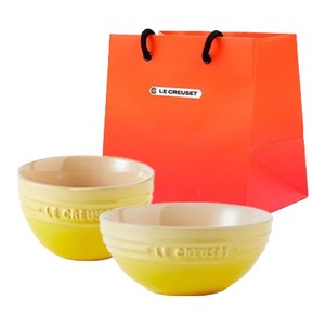 르크루제 1인밥 + 국 세트 + 쇼핑백 S, 솔레이, 밥그릇(1P) + ..., 1세트