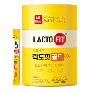 락토핏 정품 골드 80포, 160g, 1개