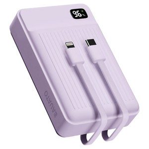 바우아토 포켓쉴 고속 입출력 케이블 일체형 미니 대용량 난연 보조배터리 20000mAh C타입 애플8핀 PD 22.5W