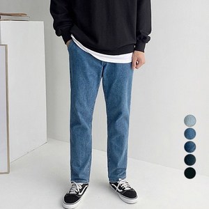 머시따 남성용 세미와이드 히든밴딩 청바지