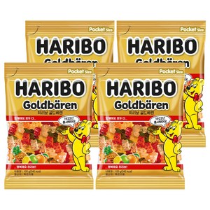 하리보 골드베렌 젤리, 100g, 4개