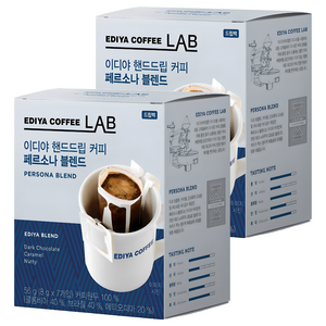 이디야커피연구소 핸드드립 페르소나 블렌드 드립커피, 8g, 7개입, 2개
