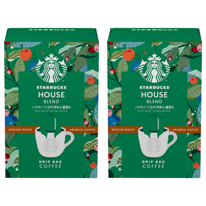 스타벅스 하우스 블렌드 드립백커피, 9g, 5개입, 2개