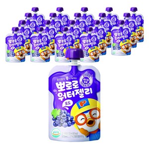 팔도 뽀로로 워터젤리 포도, 120ml, 20개