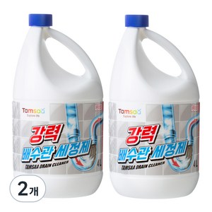 탐사 강력 배수관 세정제, 4L, 2개