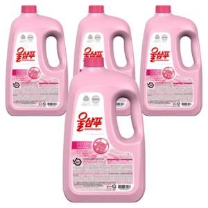 울샴푸 오리지널 본품, 3L, 4개