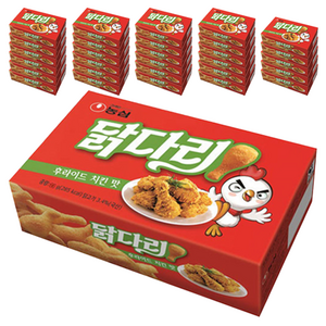 농심닭다리 후라이드 치킨맛, 66g, 40개