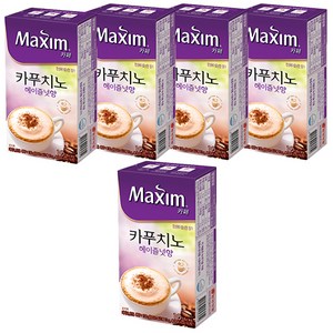 맥심 카페 카푸치노 헤이즐넛, 13g, 10개입, 5개