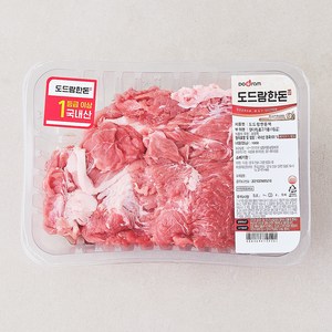 도드람한돈 1등급 뒷다리살 불고기용 (냉장), 1kg, 1개