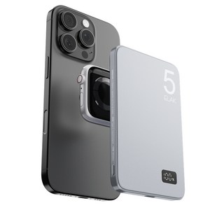 ELAK 3 in 1 에어팟 애플워치 충전 초슬림 초경량 무선 맥세이프 고속 충전 보조배터리 5000mAh