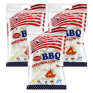 바베큐용 마쉬멜로, 525g, 3개