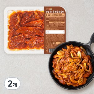 곰곰 한입 쏙 춘천식 닭갈비 (냉장), 600g, 2개