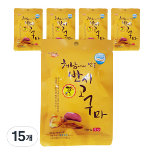 해남고구마 해남에서 만든 반시고구마 꿀, 60g, 15개