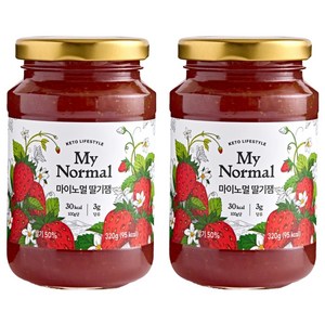 마이노멀 딸기잼, 320g, 2개