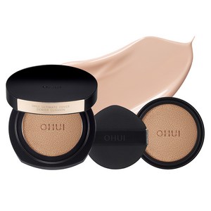 오휘 얼티밋 커버 데니어 기미 커버 쿠션 본품 13g + 리필 13g 세트, 100D 22.5호, 1개